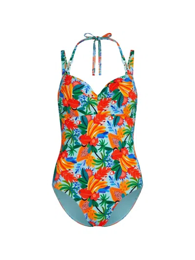 Marlies Dekkers Paradisa Floral-print Swimsuit In Multi