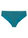 Marlies Dekkers Patterned-jacquard Briefs In Blue
