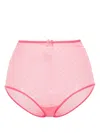 Marlies Dekkers Peekaboo High-waisted Briefs In Pink