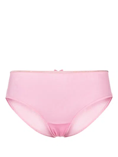 Marlies Dekkers Rococo Lace-up Brazilian Briefs In Pink