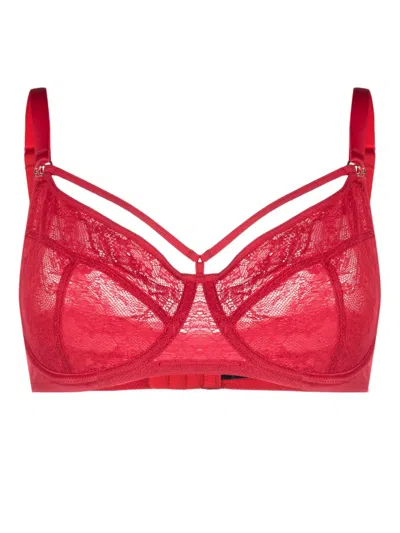 Marlies Dekkers Space Odyssey Balconette Bra In Red