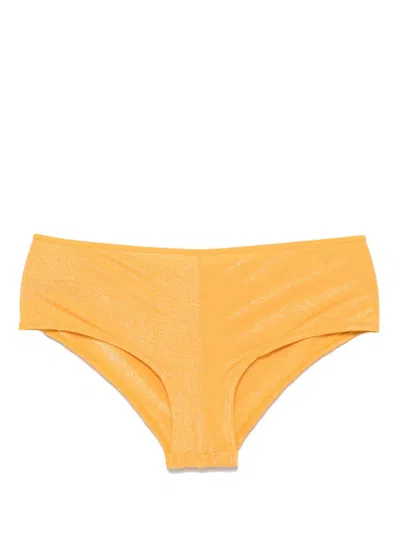 Marlies Dekkers Space Odyssey Lace-panel Briefs In Yellow
