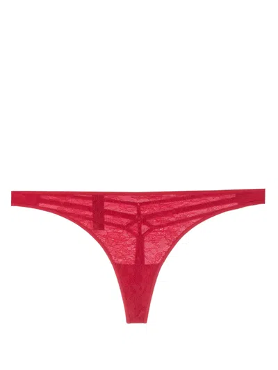 Marlies Dekkers Space Odyssey Cut-out Thong In Red
