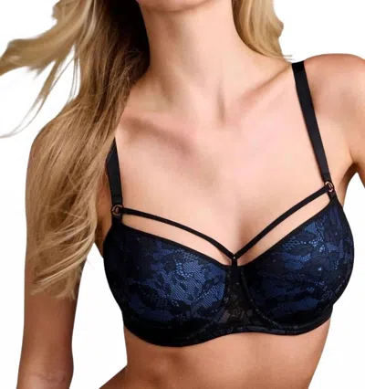 Marlies Dekkers Space Odyssey Padded Balcony Bra In Black Lace