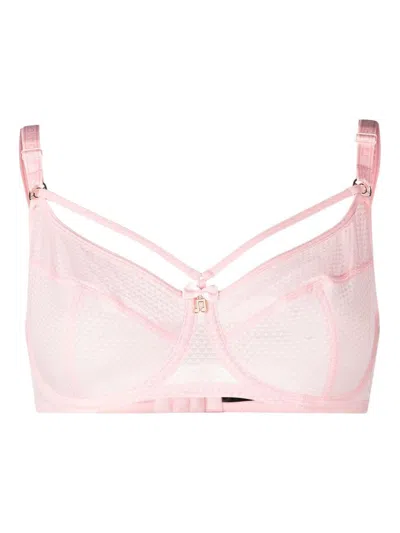 Marlies Dekkers Space Odyssey Patterned-jacquard Bra In Pink