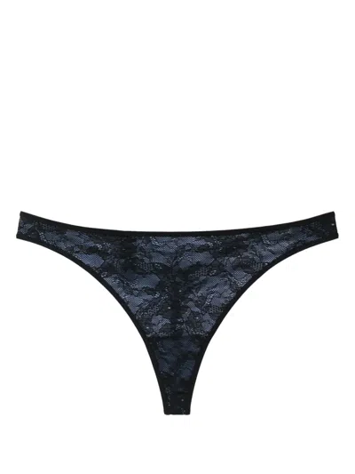 Marlies Dekkers Space Odyssey Thong In Bijou Blue