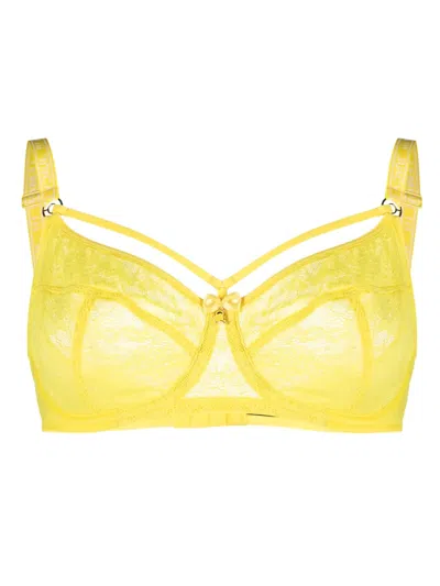 Marlies Dekkers Space Odyssey Unpadded Balcony Bra In Yellow