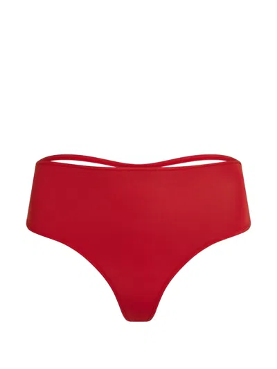 Marlies Dekkers Straps-detail Thong In Red