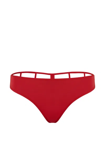 Marlies Dekkers Straps-detail Thong In Red
