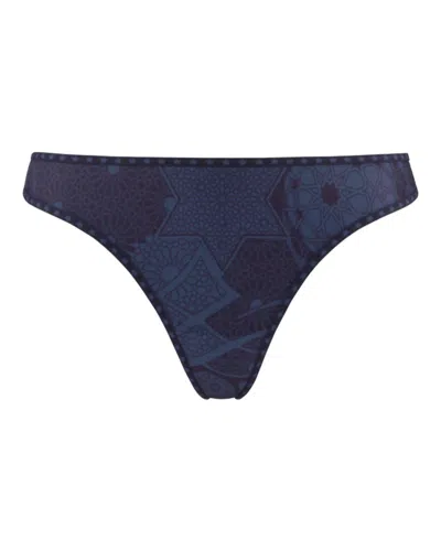 Marlies Dekkers Supernova Thong In Bleu In Multi