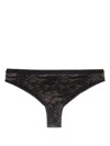 Marlies Dekkers Taboo Floral-lace Butterfly Briefs In 黑色