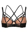 Shop Marlies Dekkers The Art Of Love Plunge Bra In Black