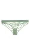 Marlies Dekkers The Illusionist Mesh Briefs In Green