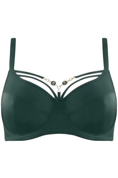 Marlies Dekkers Untameable Teuta Balcony Unpadded Bra In Forest Green