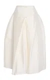 Marlies Grace Exclusive Celeste Taffeta Skirt In White