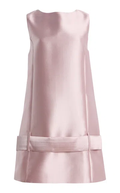 Marlies Grace Exclusive Diana Satin Mini Dress In Pink