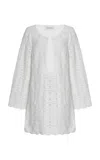Marlies Grace Exclusive Ocean Cotton Mini Dress In White