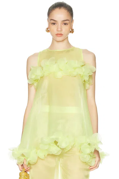 Marlies Grace Flora Top In Yellow