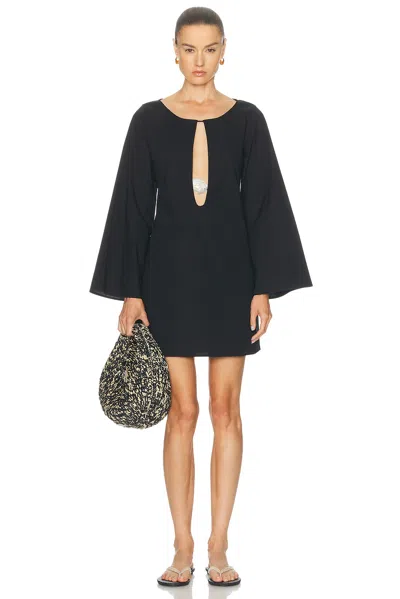 Marlies Grace Ocean Mini Dress In Black