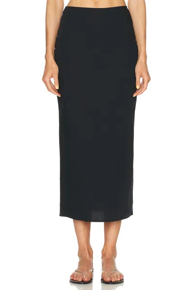 Marlies Grace Ocean Skirt In Black