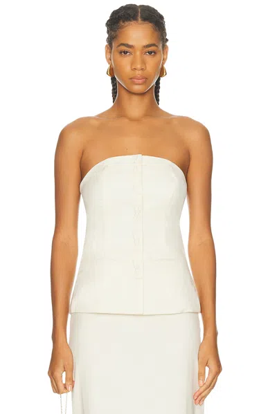 Marlies Grace Olivia Top In White