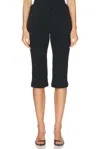 Marlies Grace Suiting Capri Pants In Black