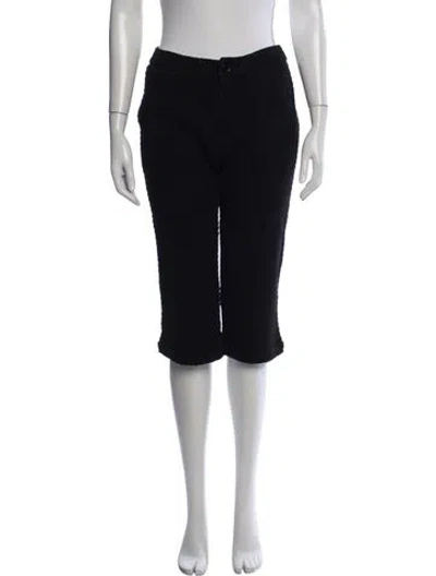 Pre-owned Marlies Grace Straight Leg Pants In Black/blue