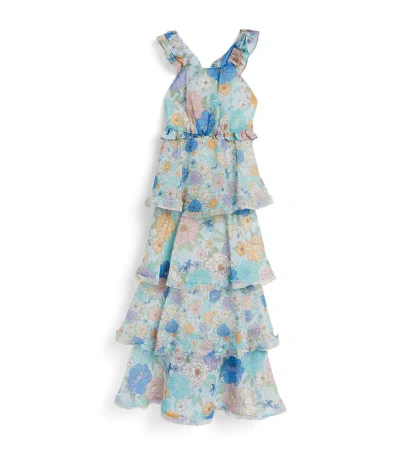 Marlo Kids' Azure Maxi Dress (3-16 Years) In Multi