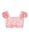 Marlo Broderie Top In Neutrals
