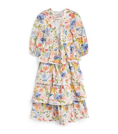 Marlo Kids' Cotton Floral Lina Dress In Multi