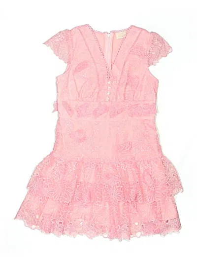 Pre-owned Marlo Kids' Dress In Pink