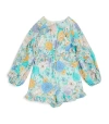 MARLO FLORAL AZURE PLAYSUIT (3-16 YEARS)