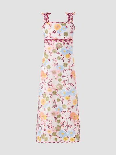 Marlo Girl's Little Girl's & Girl's Golden Hour Penelope Embroidery Maxi Dress In Floral