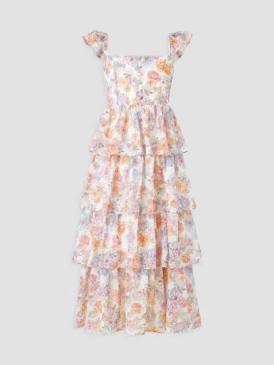 Marlo Girl's Little Girl's & Girl's Golden Hour Posie Maxi Dress In Floral