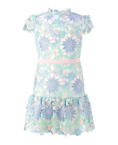 Marlo Girls' Addison Embroidered Mini Dress - Little Kid, Big Kid In Multi