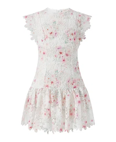 Marlo Girls' Belle Embroidered Mini Dress - Little Kid, Big Kid In Pink