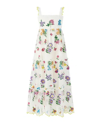 Marlo Girls' Carly Embroidered Maxi Dress - Little Kid, Big Kid In Multi