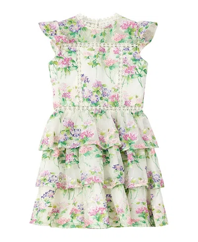 Marlo Girls' Clementine Embroidered Mini Dress - Little Kid, Big Kid In White