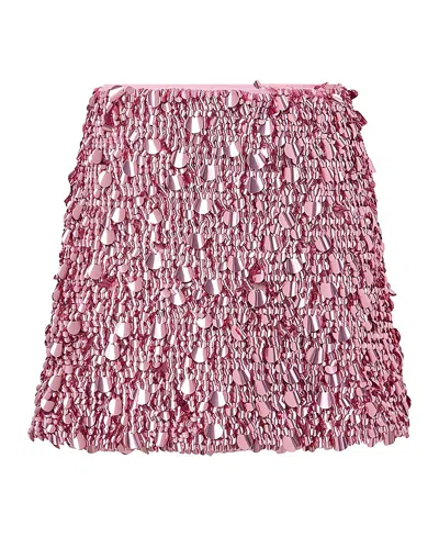 Marlo Girls' Davina Sequin Mini Skirt - Little Kid, Big Kid In Pink