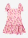 Marlo Girls Pixie Embroidered Dress In Multicoloured
