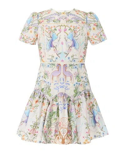 Marlo Girls' Tatiana Embroidered Mini Dress - Little Kid, Big Kid In Multi