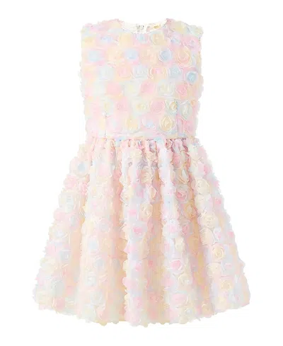 Marlo Girls' Violette Tulle Dress - Little Kid, Big Kid In Neutral
