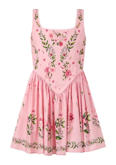 Marlo Kids Melany Mini Dress In Pink