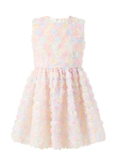 Marlo Kids Violetta Tulle Mini Dress In Multi