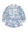 Marlo Lace-denim Lori Playsuit In Blue