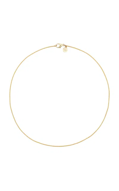 Marlo Laz 14k Yellow Gold Small Wheat Chain Necklace