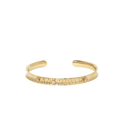 Marlo Laz En Route Slim Cuff Earring In Gold