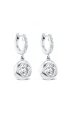 Marlo Laz Gemma 14k White Gold Diamond Earrings