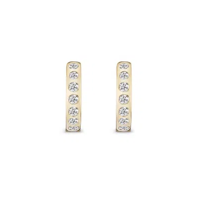 Marlo Laz Gemma Hoop Earrings In Gold