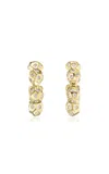 Marlo Laz La Roca 14k Yellow Gold Earrings